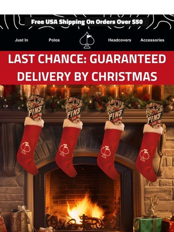 Last Chance for Guaranteed Delivery by Christmas