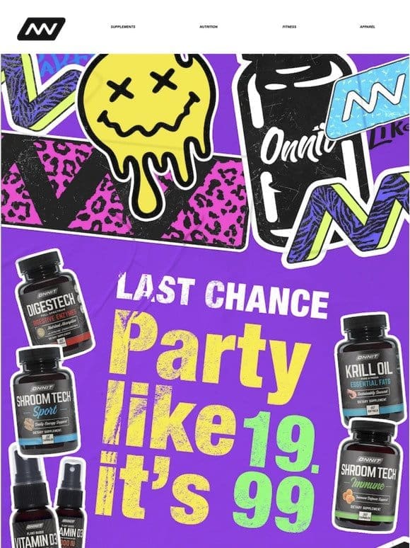 Last Chance to Party Like It’s $19.99!