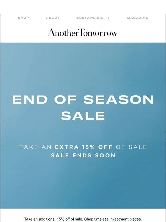 Last Chance， Additional Markdowns