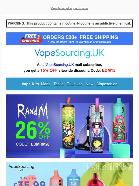 Last Weekday5️⃣Get Your £7.99 10000 Puffs Vape