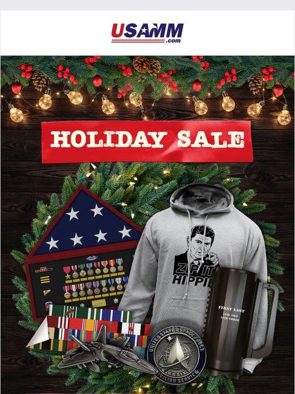 Last chance to save on Military Gifts!