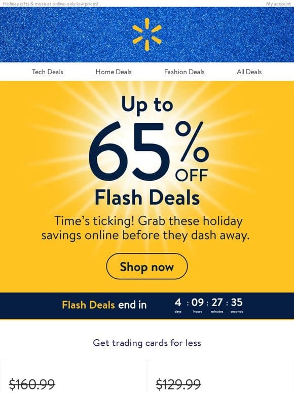 Last dash for Flash Deals