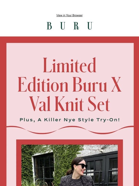 Limited Edition Buru x Val Knit Set