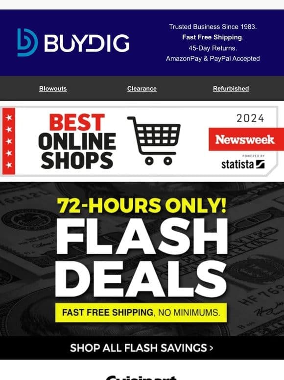 Limited Time ⏰ Incredible Flash Deals Now Live!