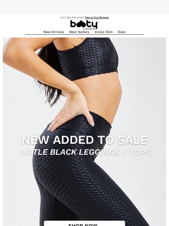 Little Black Leggings 60% OFF