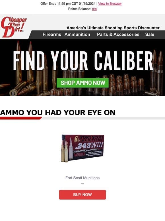 Load Up on Best Selling Ammunition