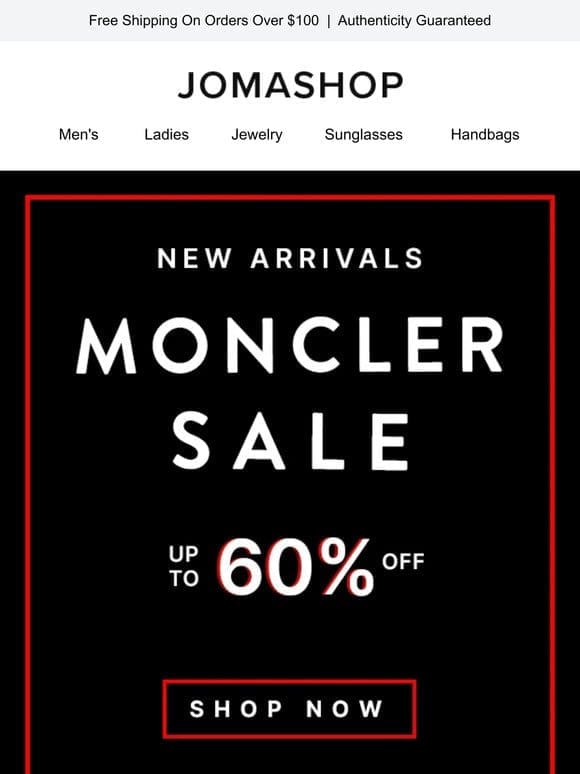 MONCLER NEW ARRIVALS ⭕ Up to 60% OFF