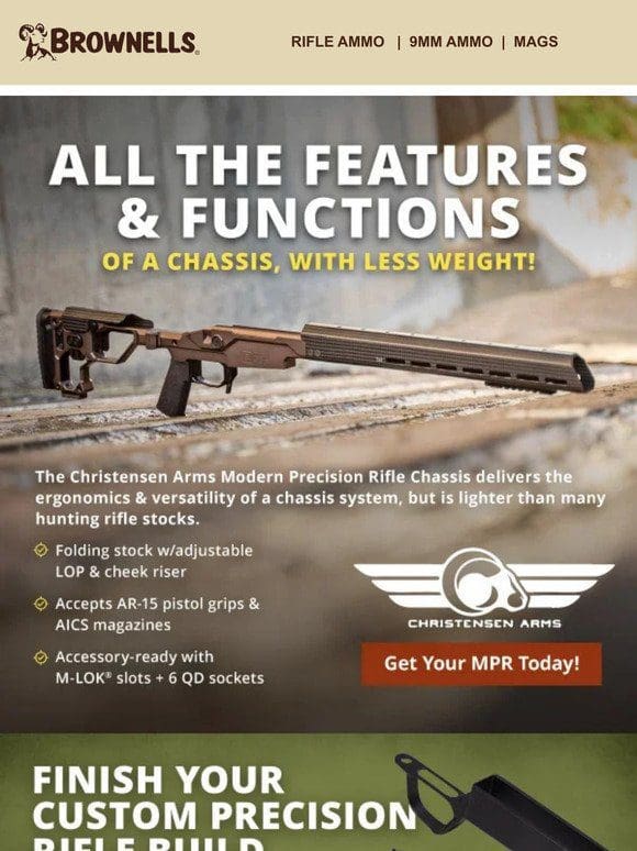 MPR – A rifle chassis as light as a stock!