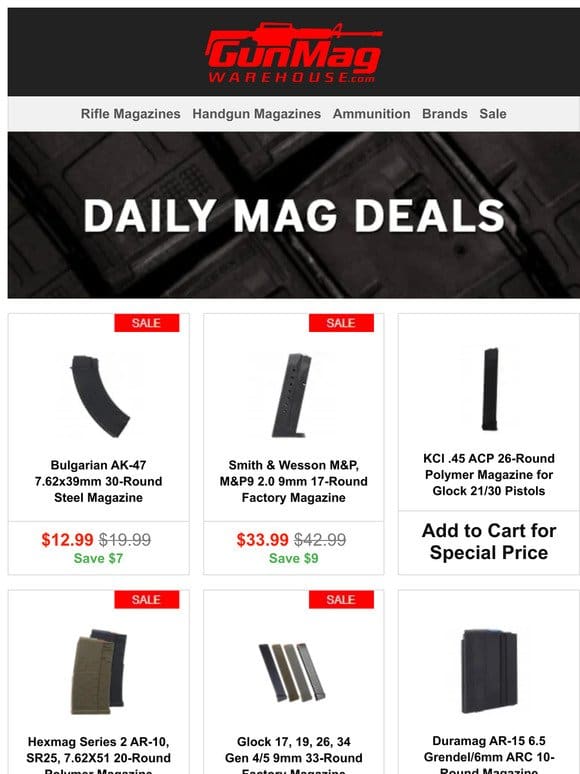 Make Your Thursday Better With These Mag Deals | Bulgarian AK-47 7.62×39 30rd Mag for $13