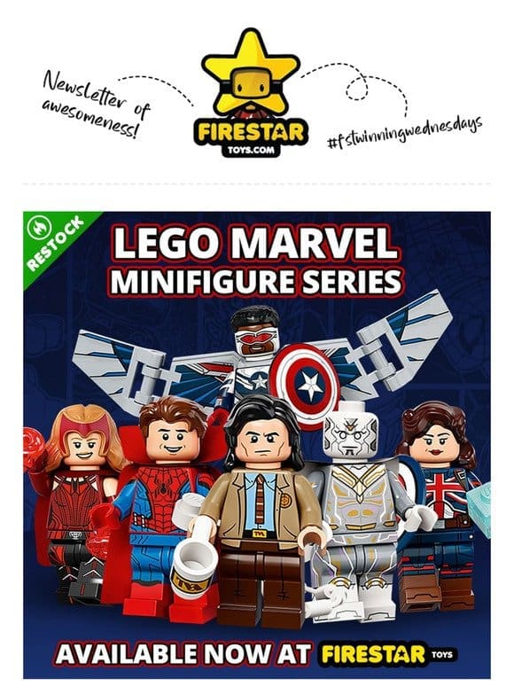 Marvel Studios Series 1 CMF Returns – Heroes Assemble at FireStar Toys!