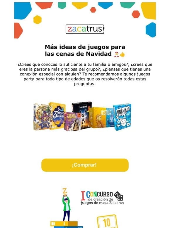 Más ideas de juegos para cenas   Y los finalistas del II Concurso