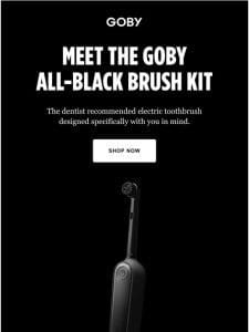 Meet The Goby All-Black Brush Kit