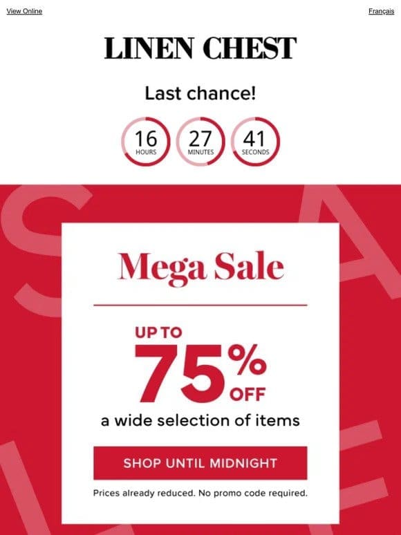 Mega Sale Finale: Flyer + Flash Offers End at Midnight!