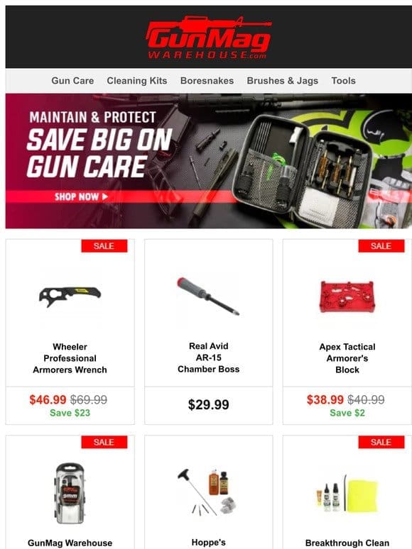 Midweek Gun Maintenance Deals | Wheeler Pro Armorer’s Wrench for $47