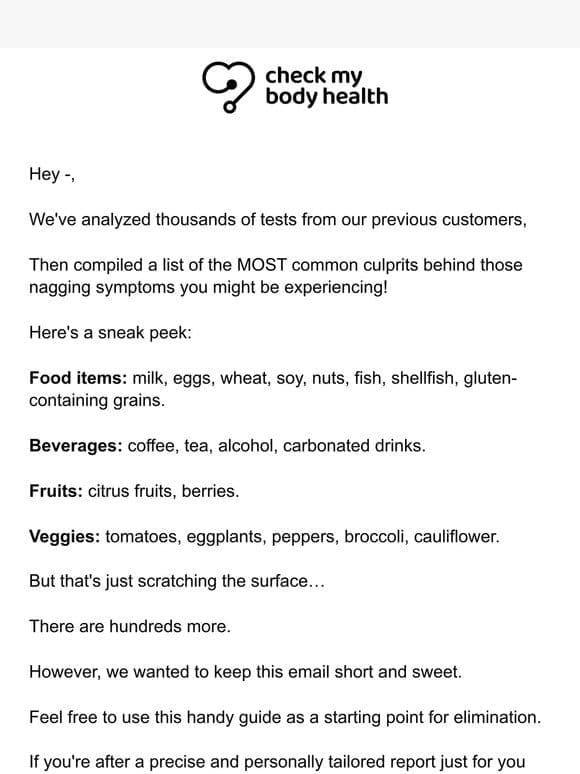 Most common food items that cause intolerances (eliminate these from your diet)