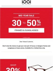 Most the most of our Mid Year Sale NOW!