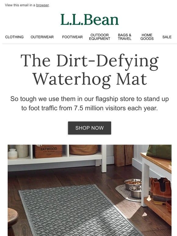 Muck-Stopping Waterhog Mats