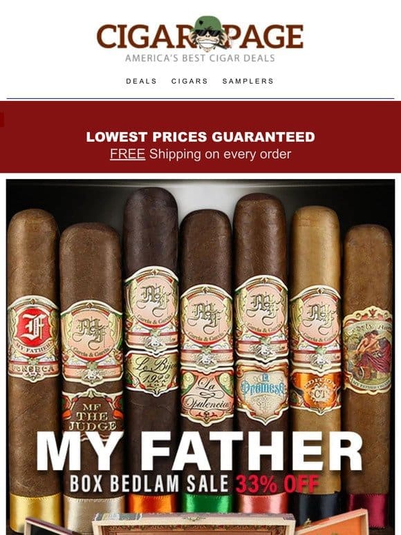 My Father 33% off box bedlam