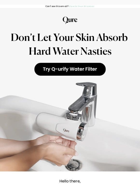 *NEVER* use tap water on your face again