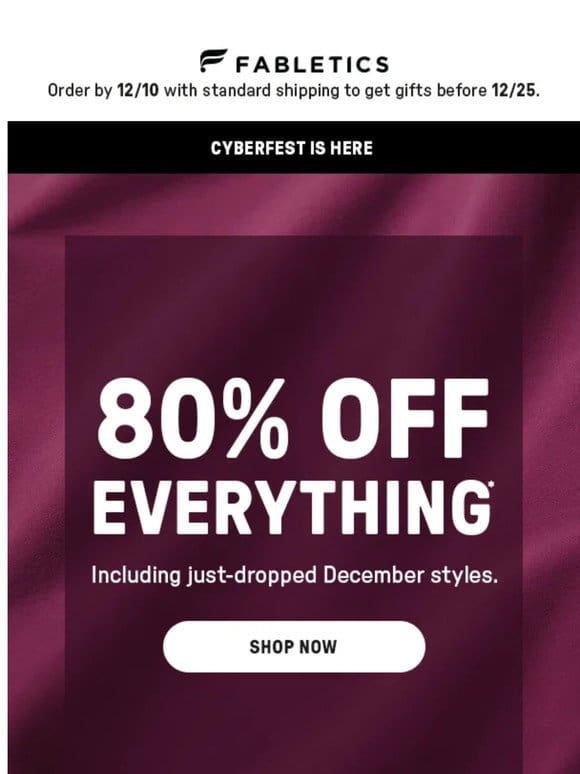 NEW & 80% OFF