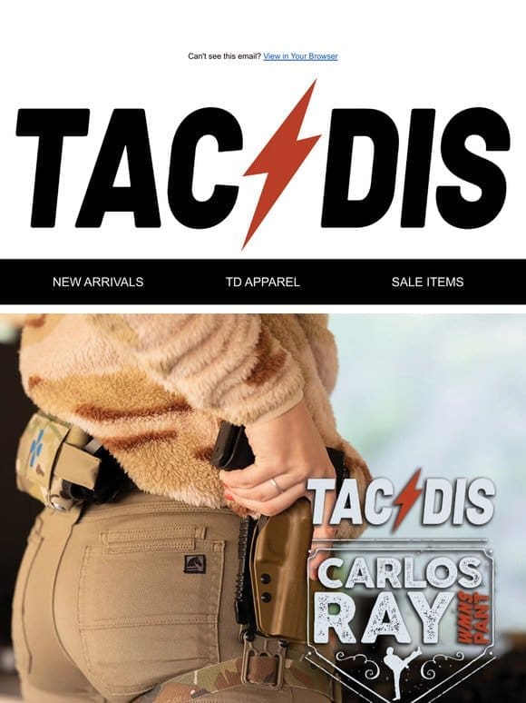 NEW CARLOS RAY: WOMEN’S TACTIAL PANTS!