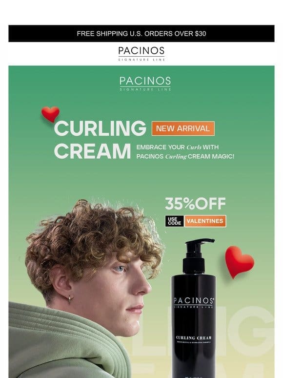 NEW CURL CREAM  35%off  Your Curls’ Best Friend