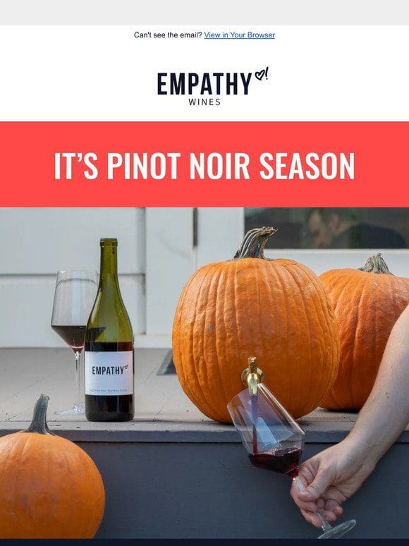 NEW DROP: Our FIRST-EVER Pinot Noir