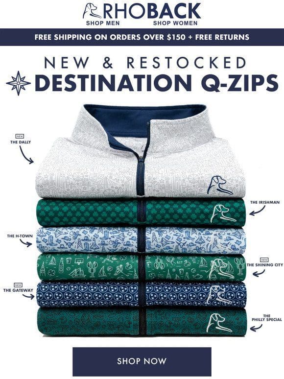 NEW: Destination Print Q-Zips