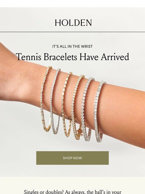 NEW IN: TENNIS BRACELETS  ✨