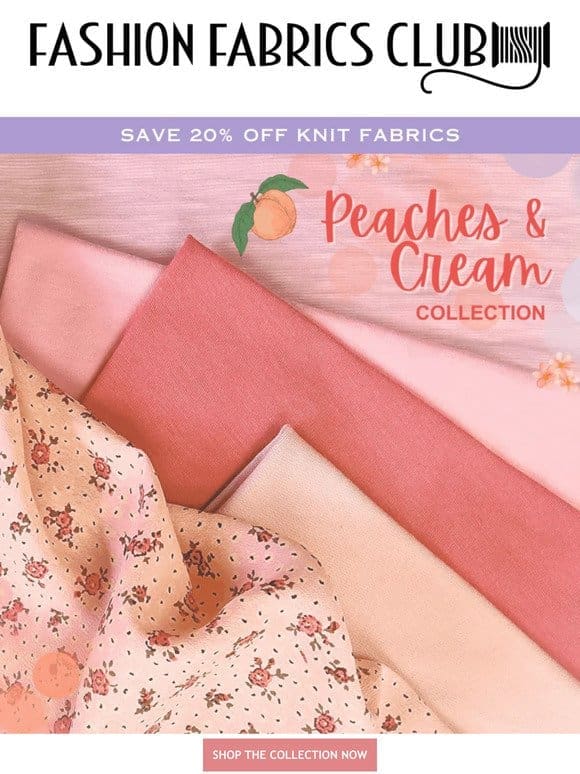 NEW: Peaches & Cream Collection