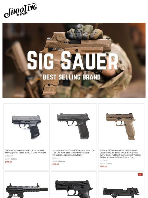 NEW Sig Sauer Deals