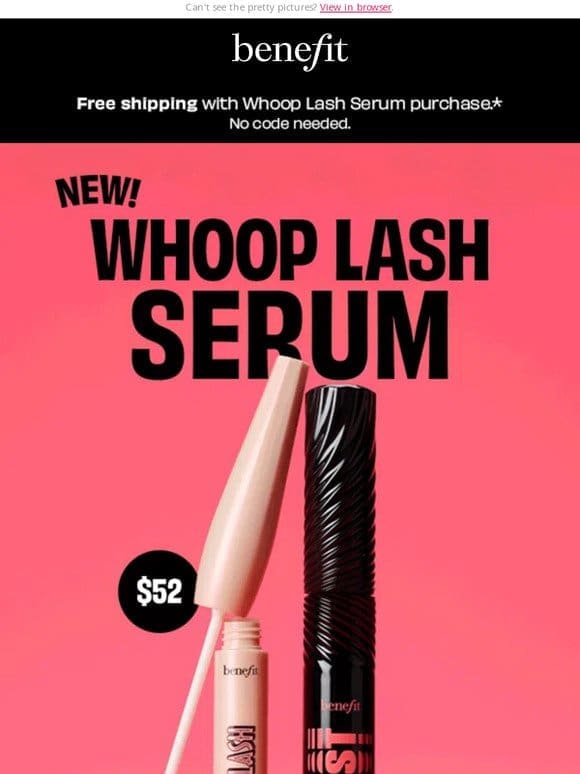 NEW Whoop Lash Serum is here