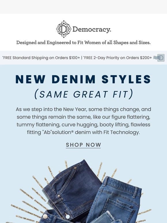 NEW YEAR， NEW DENIM