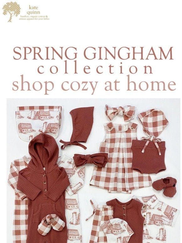 NEW spring gingham collection launch | price point sale!