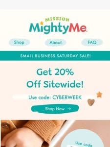 NOW 20% Off Sitewide!!