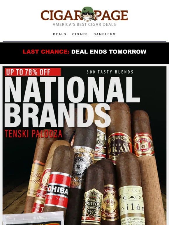 National Brand dimes + freebie live for 18 hrs