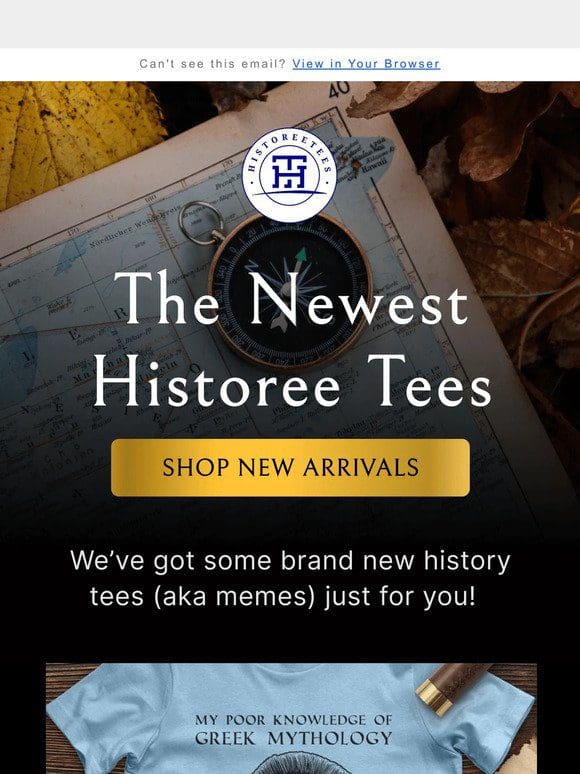 New Historee Tees alert!