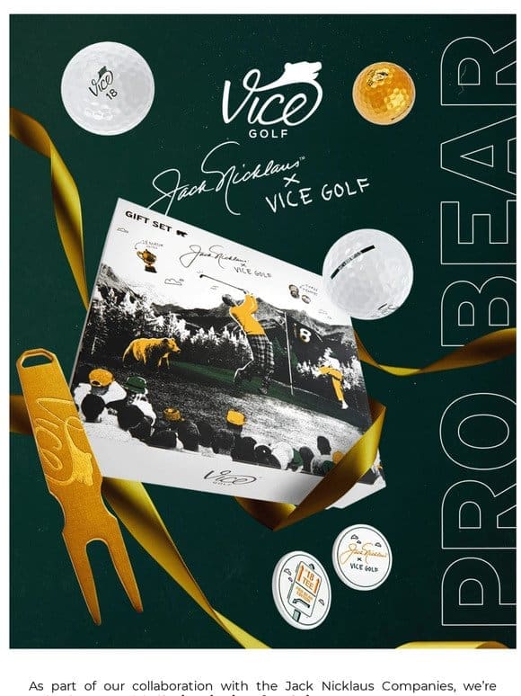 New JACK NICKLAUS™ Release: A Golden Gift