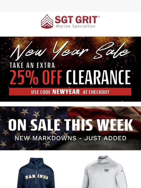 NEW MARKDOWNS JUST ADDED