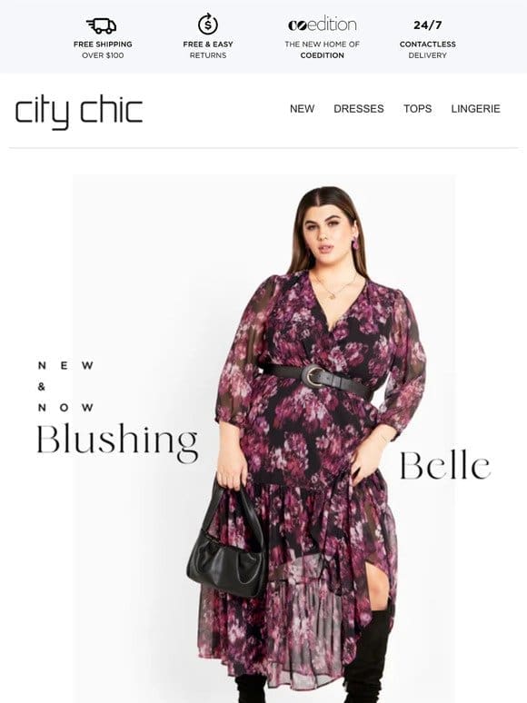 New & Now | Blushing Belle + 40% Off* Full-Price Fashion