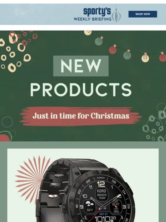 New Products JIT for Christmas