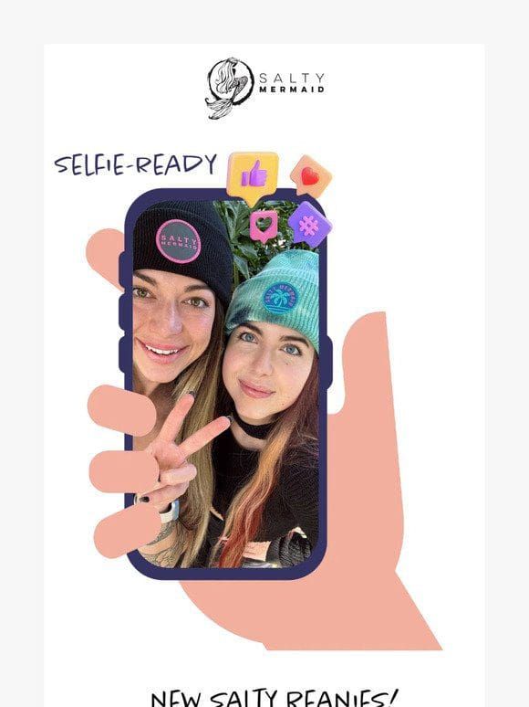 New   Selfie-Ready   Beanies!