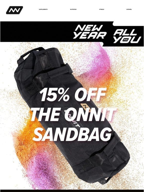 New Year All You: 15% Off The Onnit Sandbag