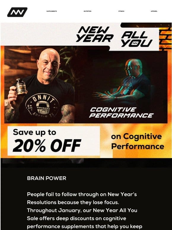 New Year All You Sale: Cognitive Performance