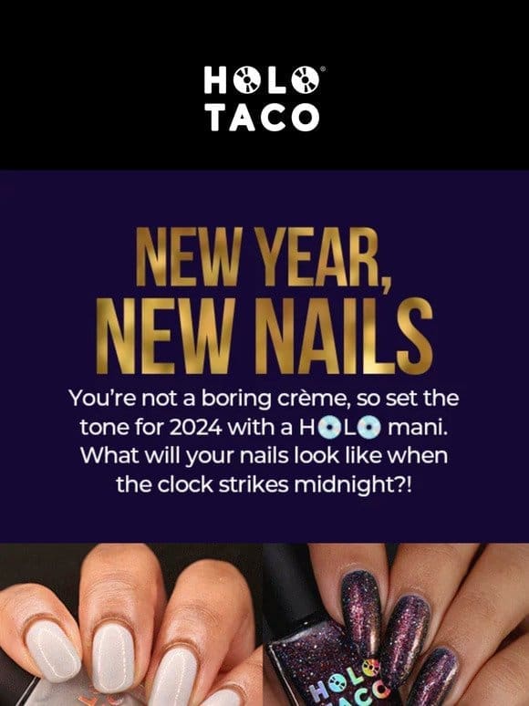 New Year Nail inspo