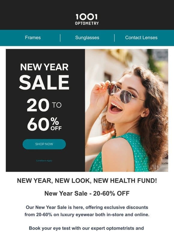 New Year & New Health Fund! Get 20-60% OFF!