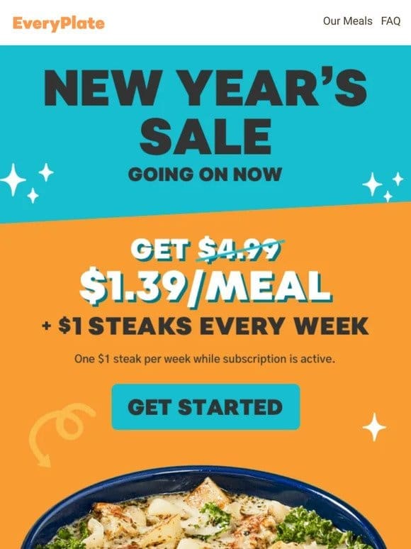 New Year， New Me(nu) | $1.39/meal