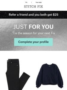 New-for-you looks