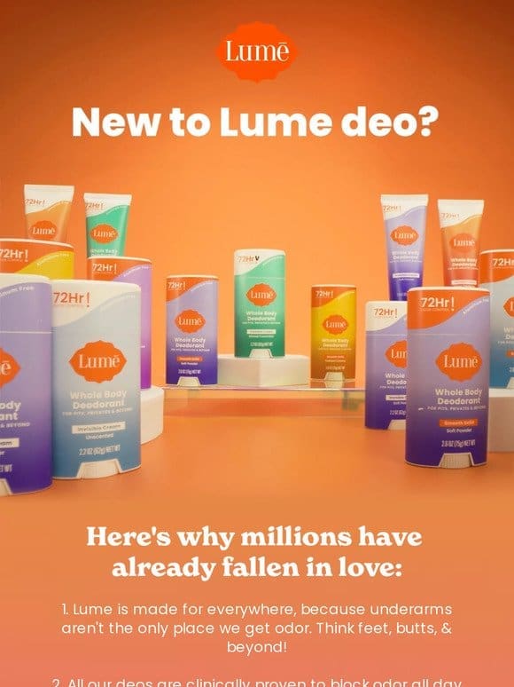 New to Lume? Let us show you around