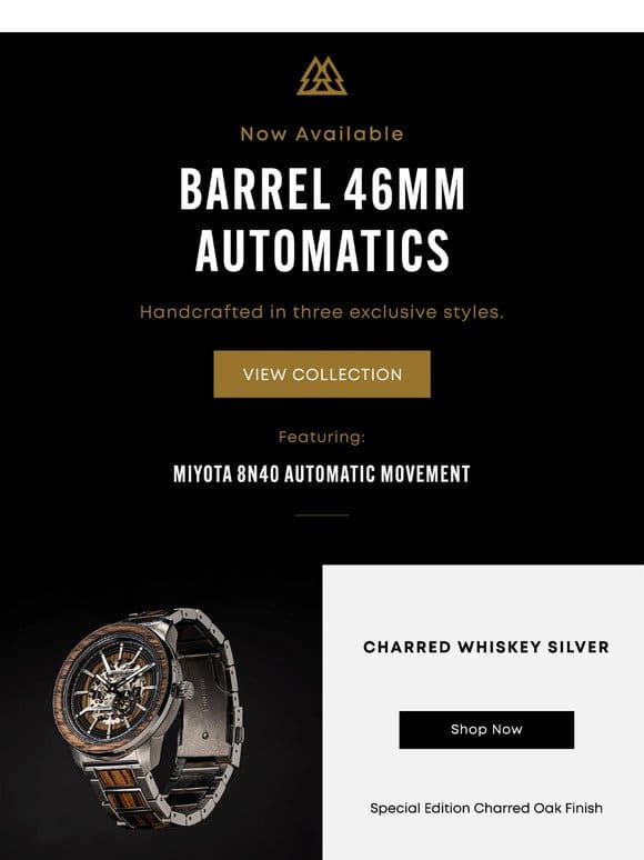 Next Generation of Barrel 46mm Timepieces